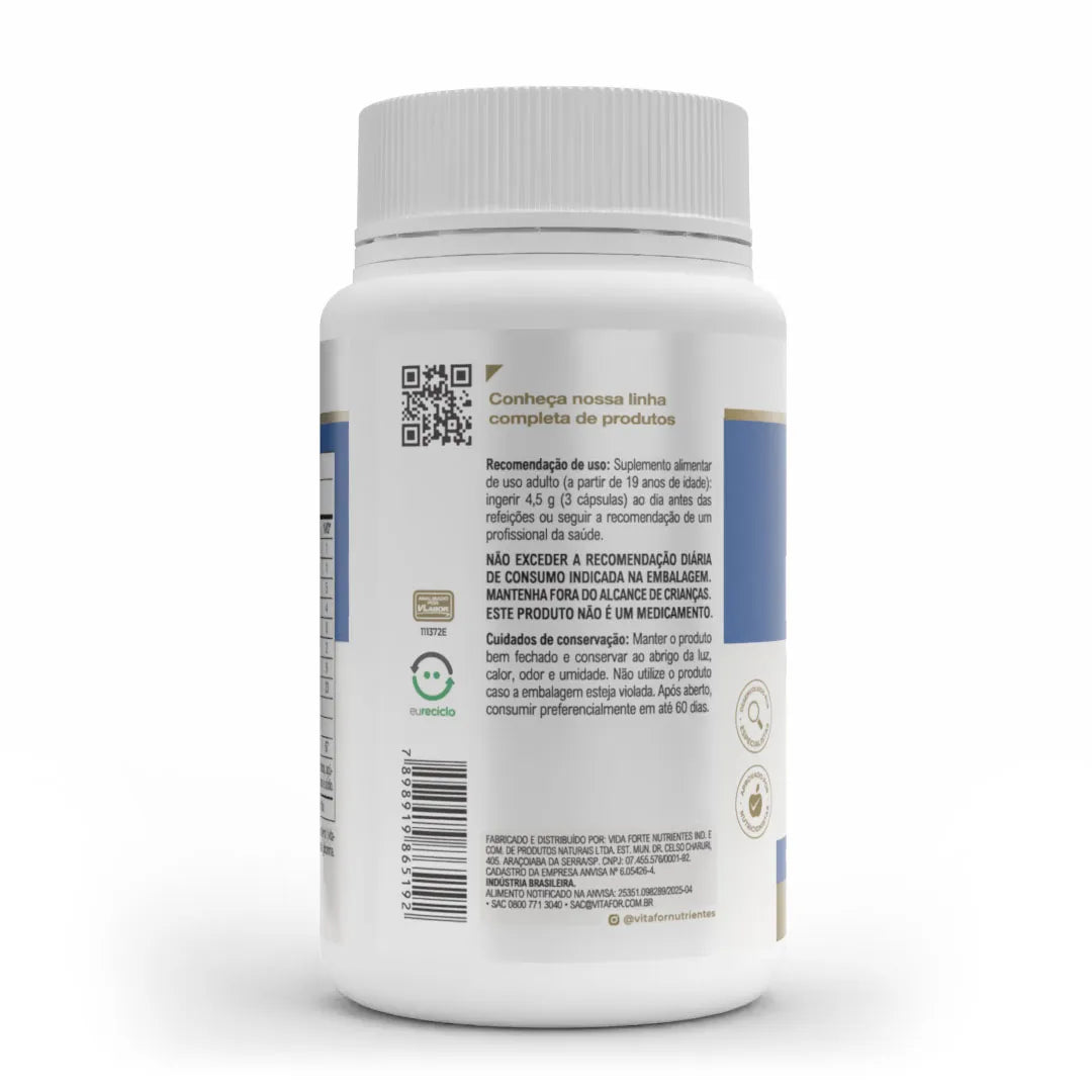 Ômega 3 EPA DHA: Ômega 3 + Vitamina E 60 Cápsulas