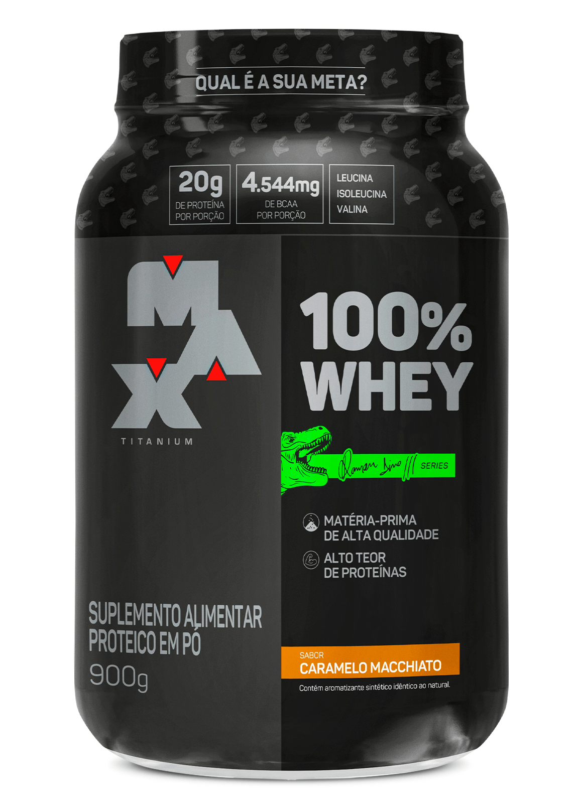 100% Whey Dino Pote 900G