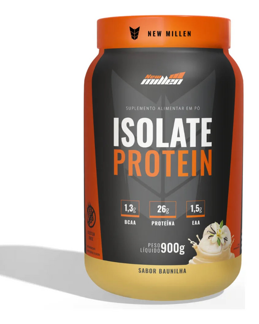 Suplemento em pó New Millen Whey protein sabor baunilha x 900g