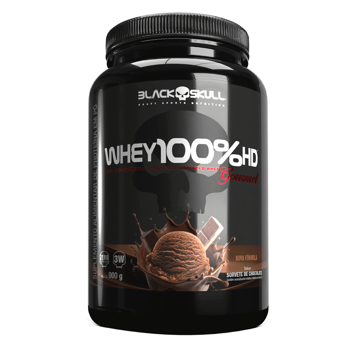 Whey 100% HD Gourmet - 900g - Black Skull