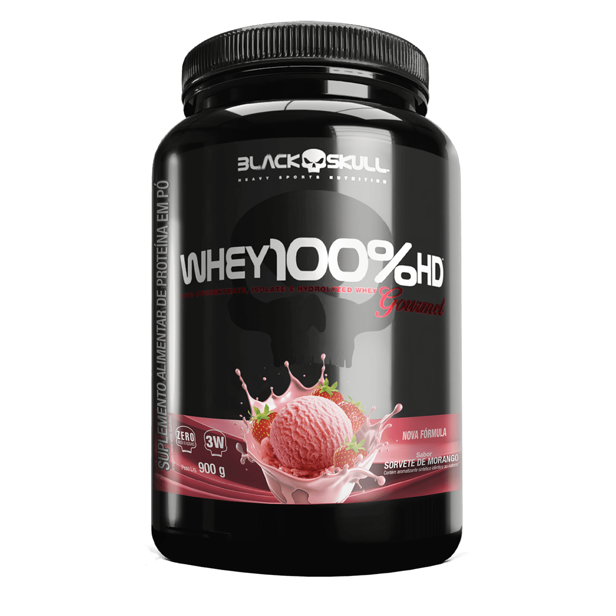 Whey 100% HD Gourmet - 900g - Black Skull