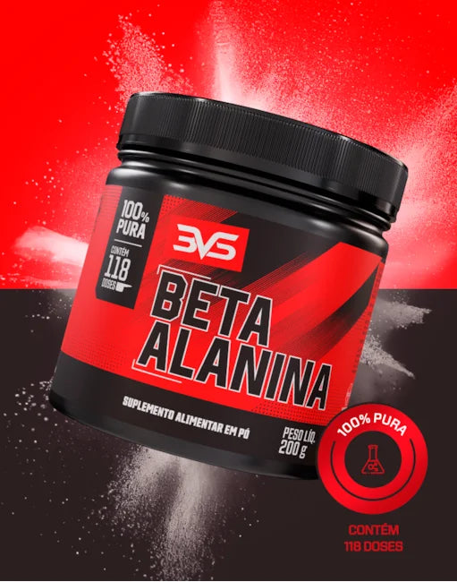Beta Alanina 100% Pura - 3VS Nutrition - 200g