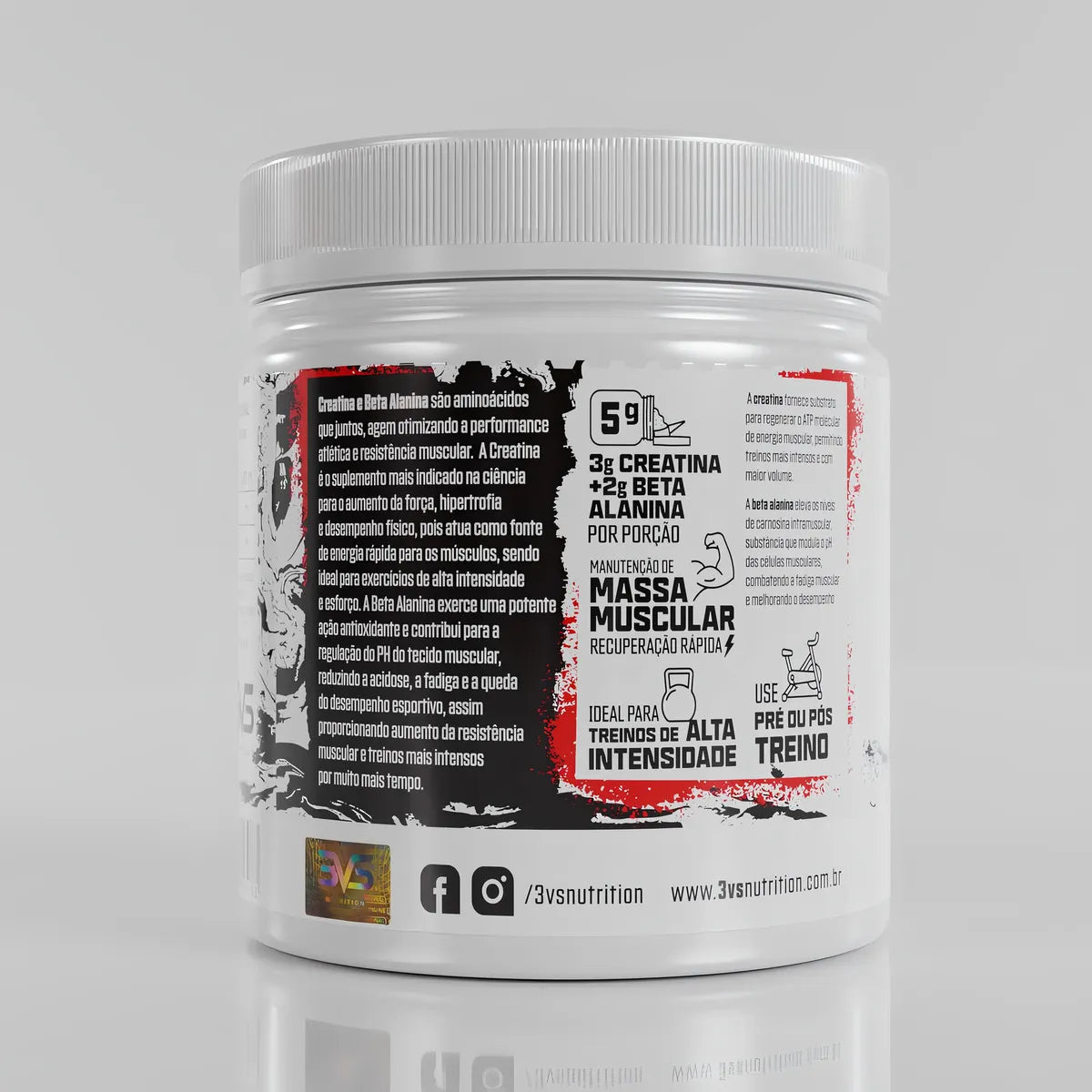 Creatina + Beta Alanina 150g - 3VS Nutrition