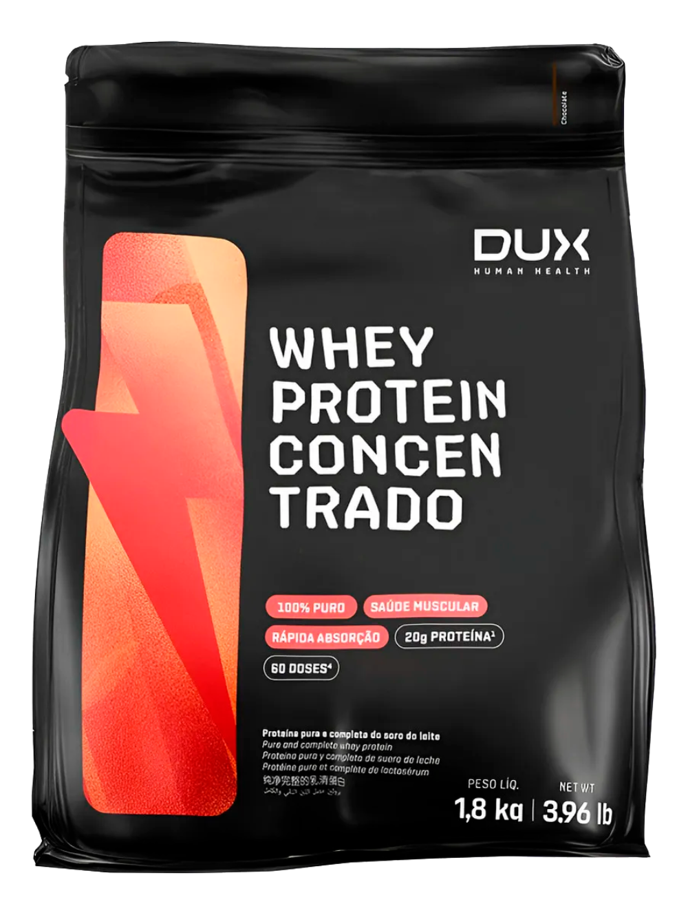 Whey Protein Concentrado Refil 1,8 Kg - Dux