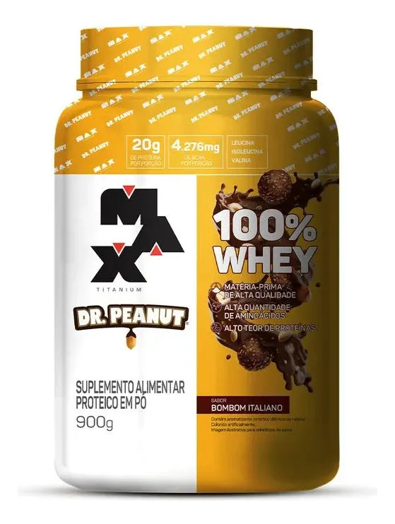 Whey Protein Max Titanium Dr. Peanut 100% Whey 900g