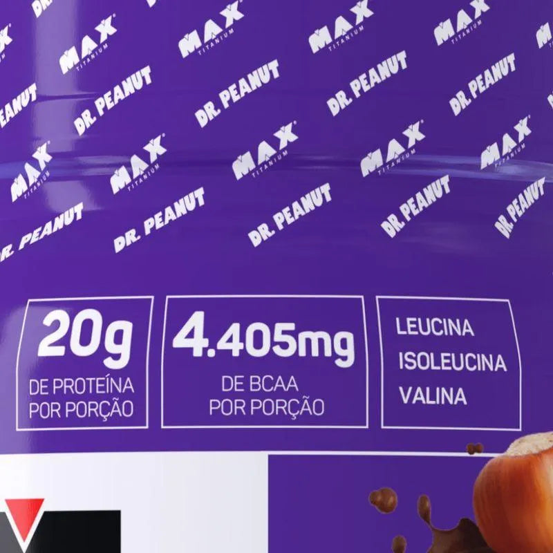Whey Protein Max Titanium Dr. Peanut 100% Whey 900g