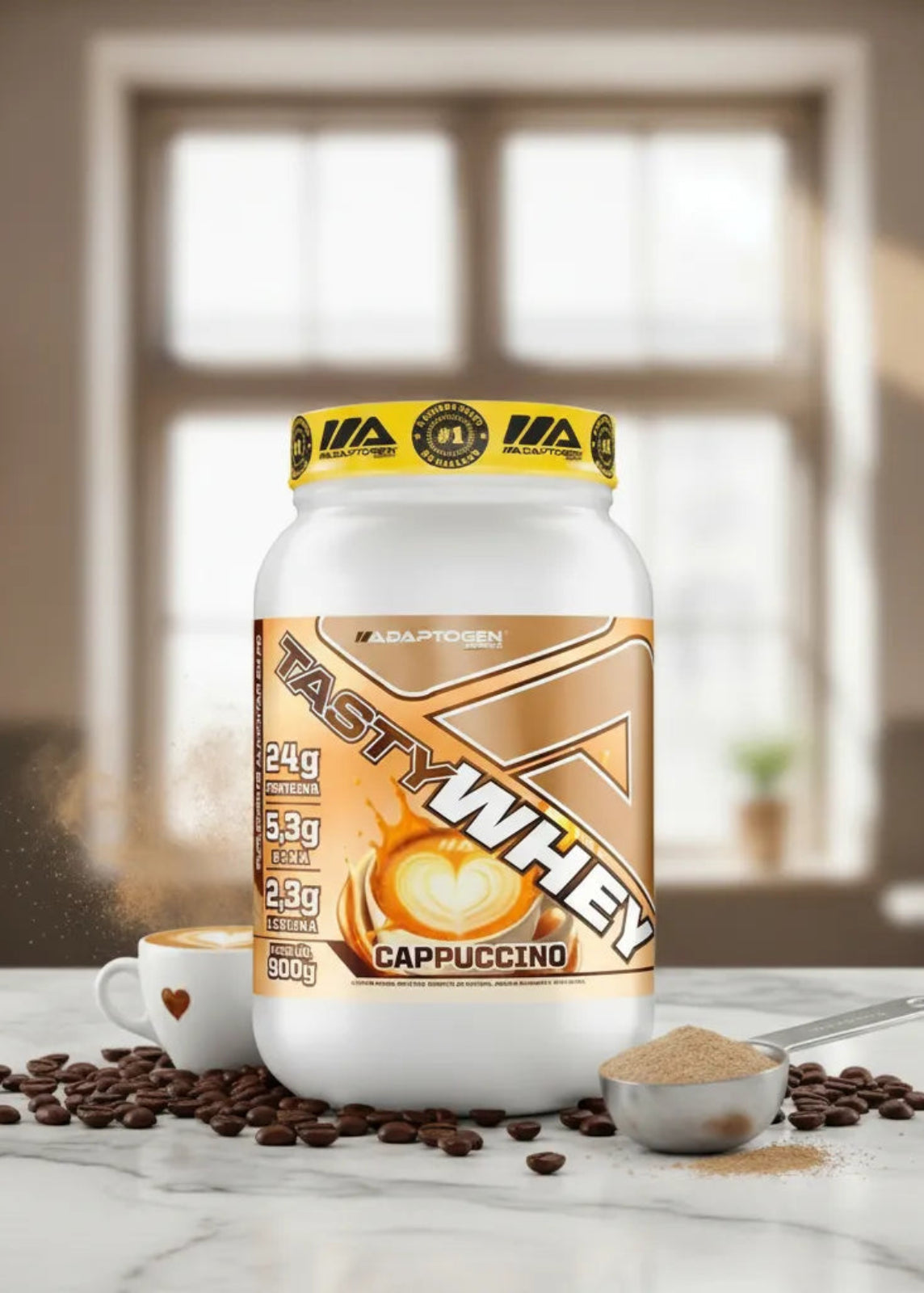 Tasty Whey 3w Gourmet 900g Cappuccino