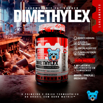 Termogênico Under Labz Dimethylex 60 Caps