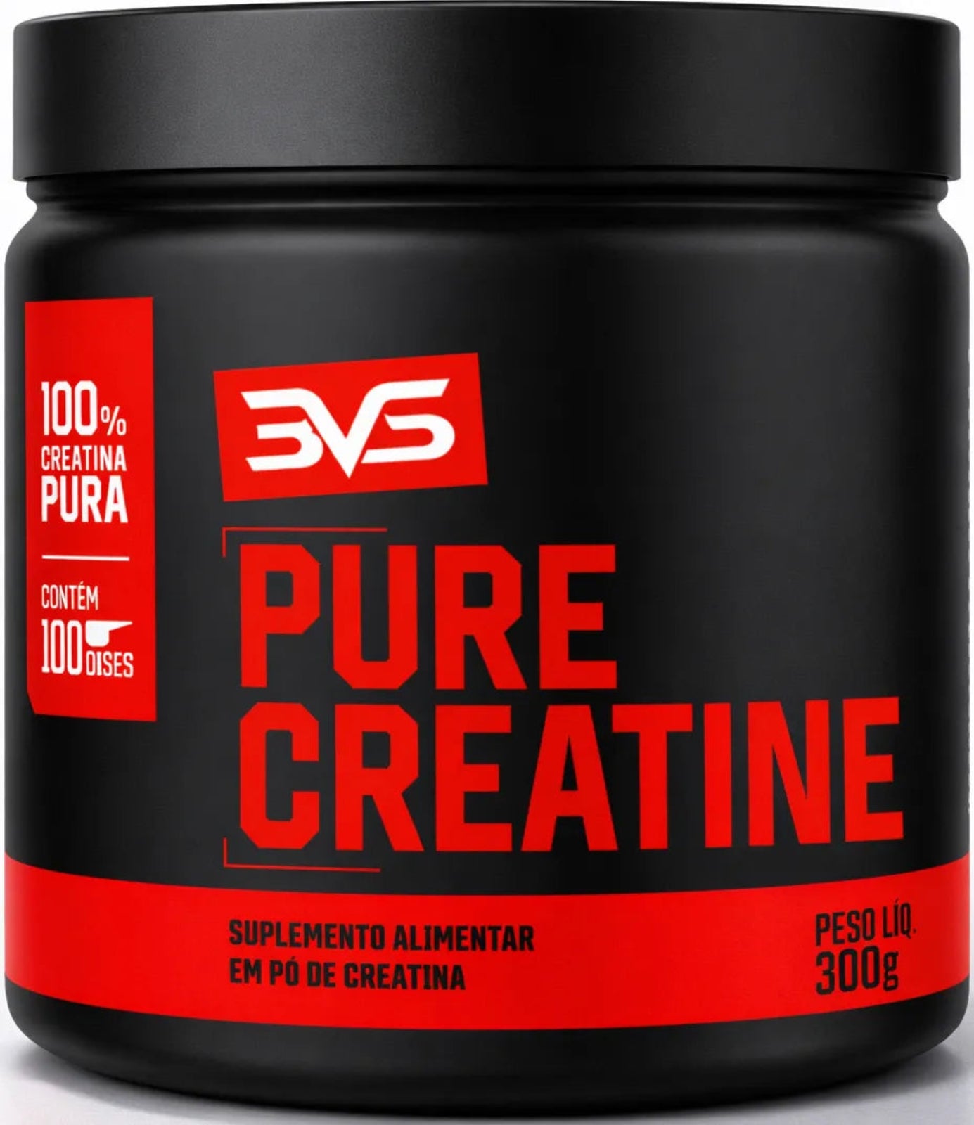 CREATINA MONOHIDRATADA 300g - 100% Pura - 3VS Nutrition