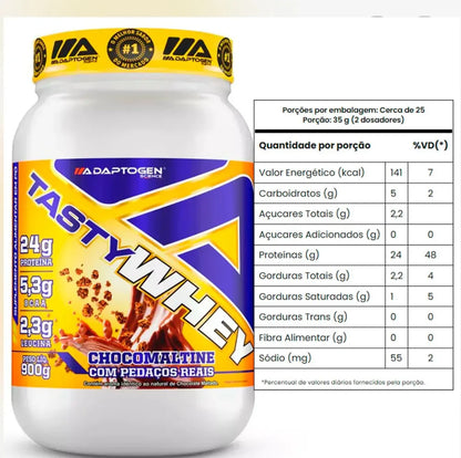 TASTY WHEY 900G ADAPTOGEN - CHOCOMALTINE