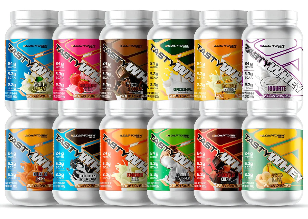 Tasty Whey 3w Gourmet 900g Creme de Banana - Adaptogen