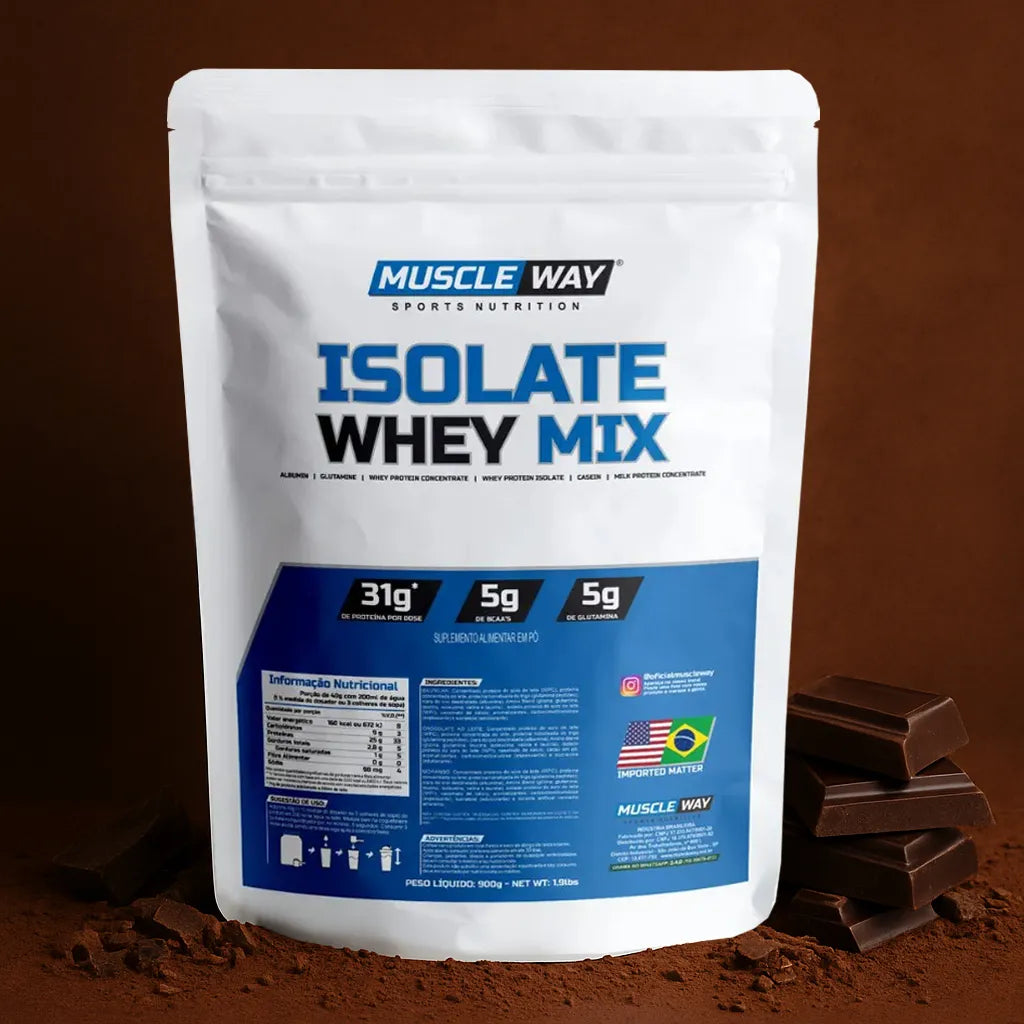 Isolate Protein Whey Mix - Refil 900g - Muscle Way