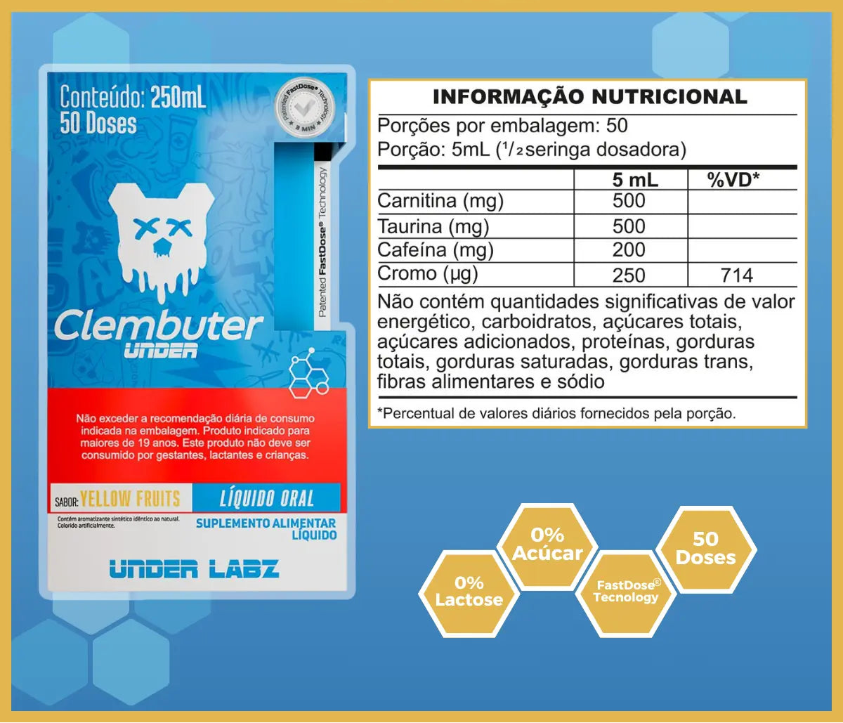 CLEMBUTER UNDER FASTDOSE 250ML