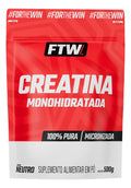 Creatina Monohidratada 100% Pura Refil 500g - FTW
