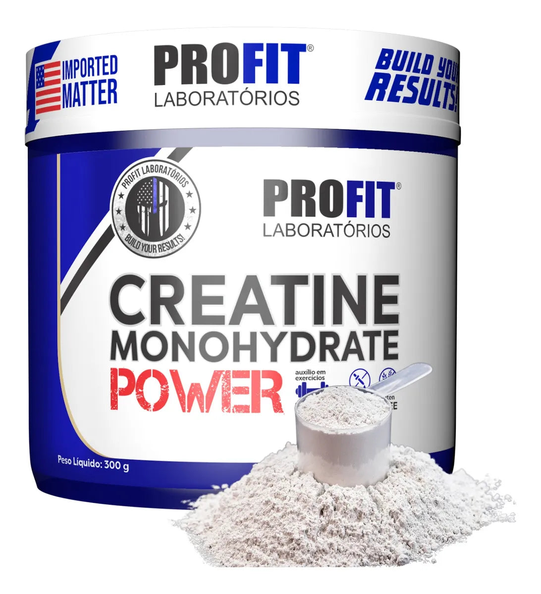 Creatina Monohidratada Pote de 300g em Pó ProFit