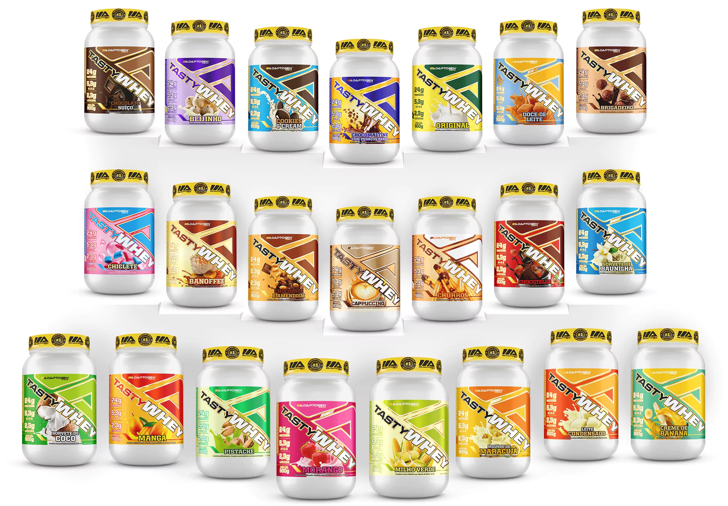 Tasty Whey 3w Gourmet 900g Banoffee - Adaptogen