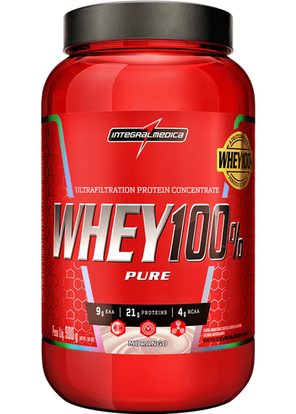 Whey Protein Concentrado Pote 900g - Integralmedica