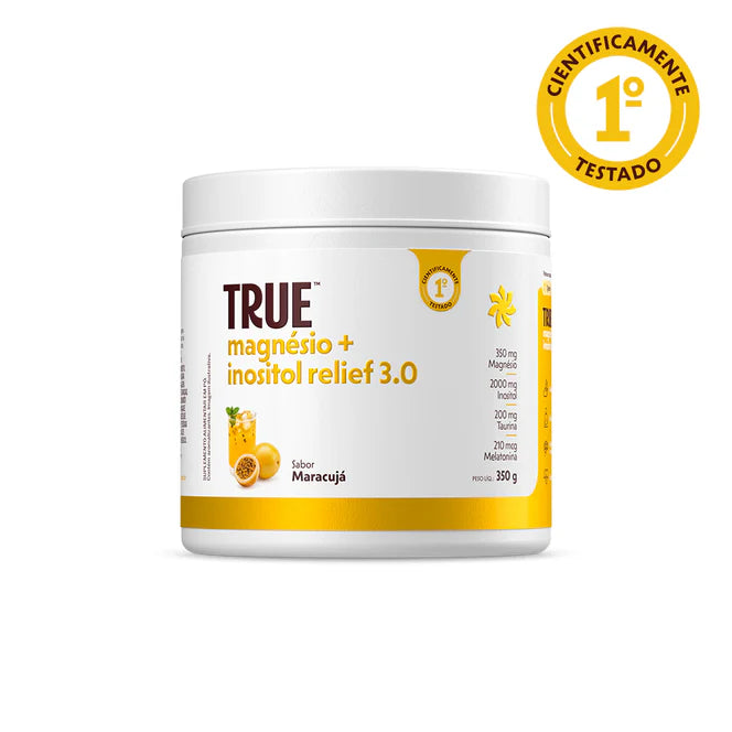 True Magnésio + Inositol Relief 3.0 Maracujá 350 G
