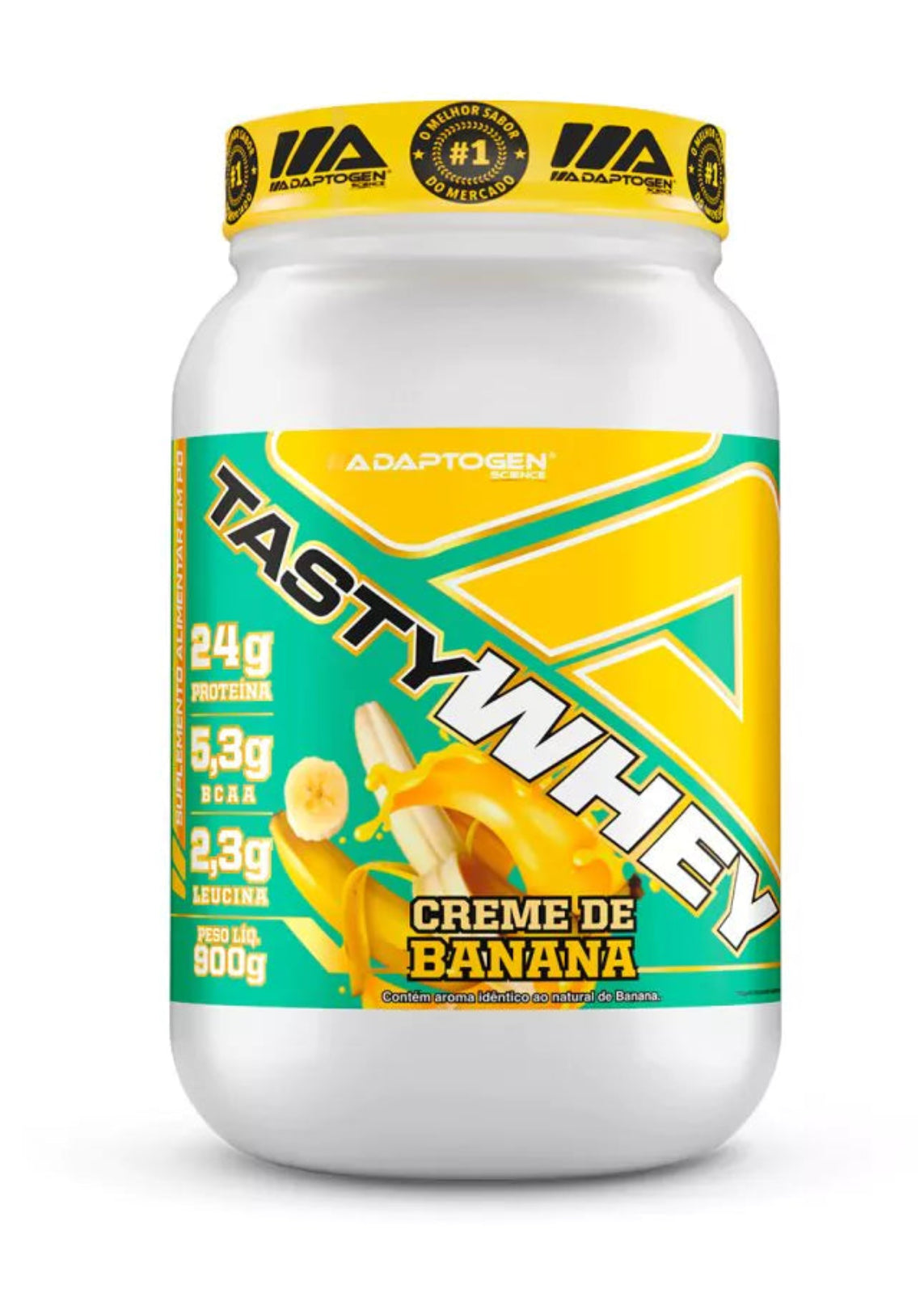 Tasty Whey 3w Gourmet 900g Creme de Banana - Adaptogen