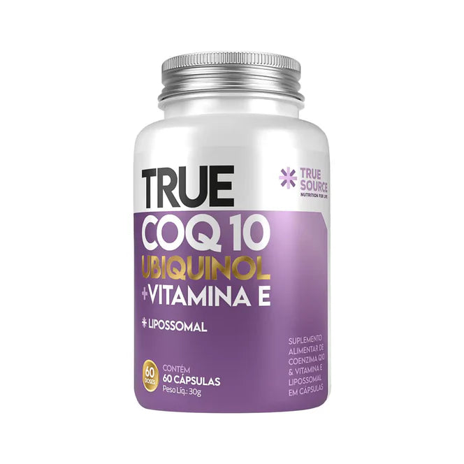 Coenzima Q10 Ubiquinol Coq10 Lipossomal + Vit E True Source