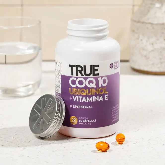 Coenzima Q10 Ubiquinol Coq10 Lipossomal + Vit E True Source