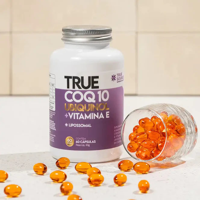 Coenzima Q10 Ubiquinol Coq10 Lipossomal + Vit E True Source