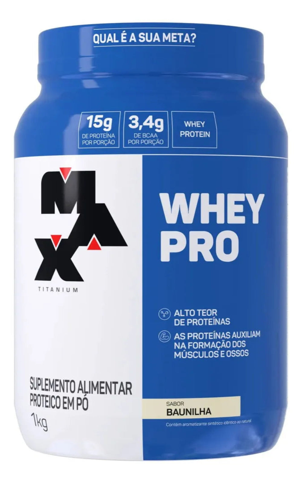 Whey Pro Max Titanium Concentrado Pote 1kg