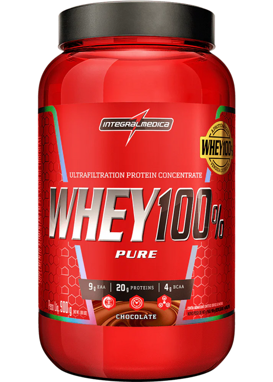 Whey Protein Concentrado Pote 900g - Integralmedica