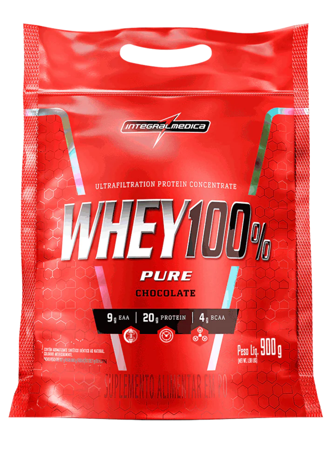 Whey Protein Concentrado Pouch 900g - Integral Medica