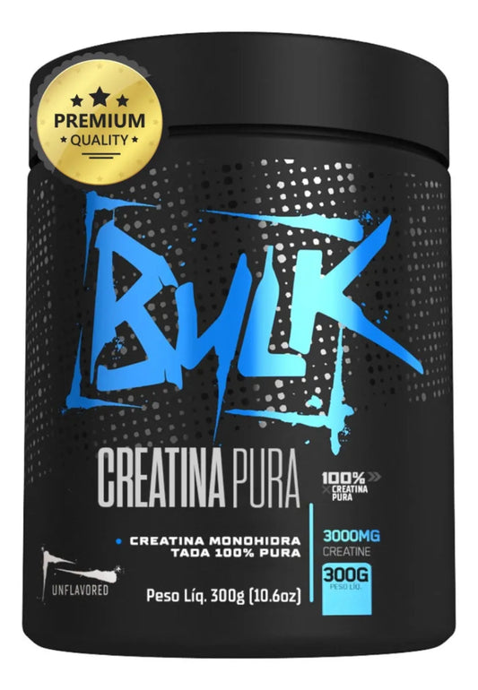 Creatina Monohidratada Bulk Nutrition 100% Pura 300g