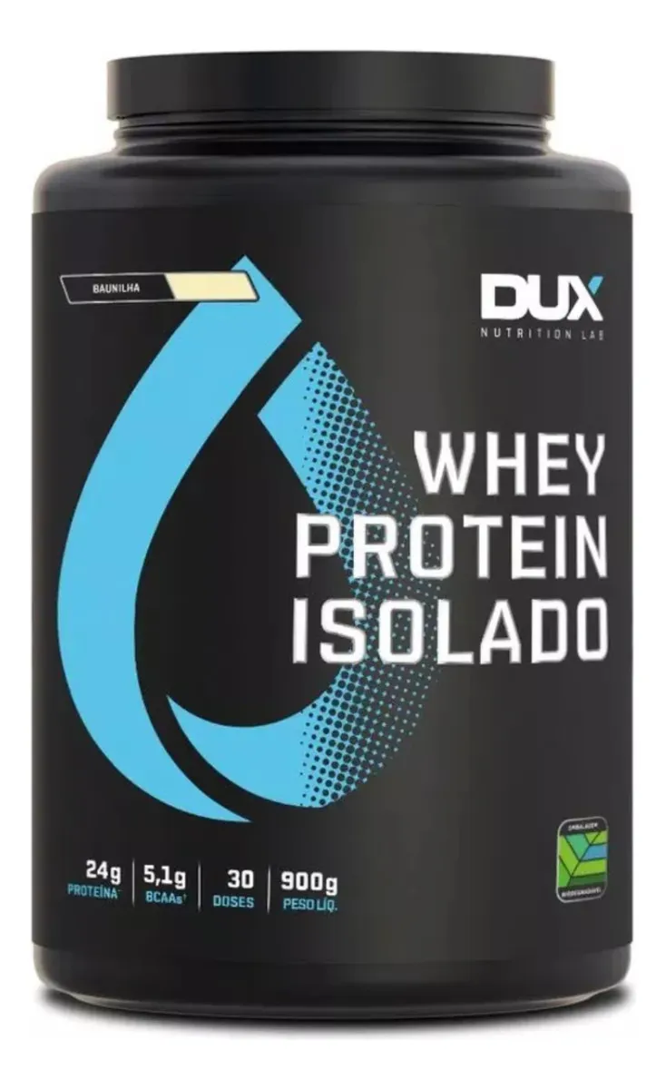 Whey Protein Isolado Dux Nutrition - Pote 900g