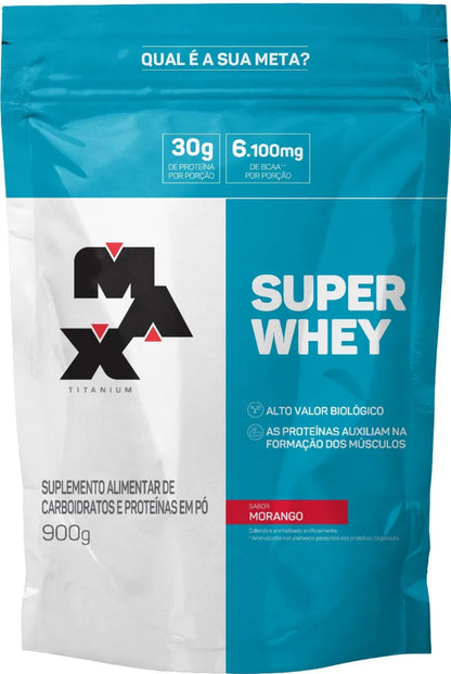 Super Whey Protein Refil 900g Max Titanium