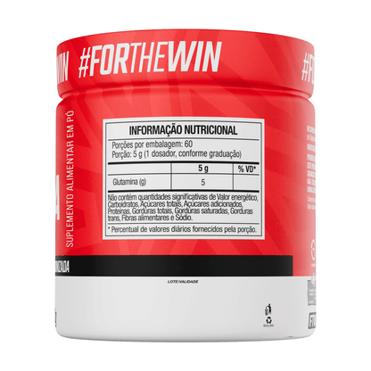 Glutamina Micronizada Isolada 100% Pura 300g - FTW
