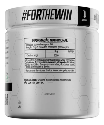 Creatina Monohidratada Pura Ultramesh® Pote 300g - Ftw Sem Sabor